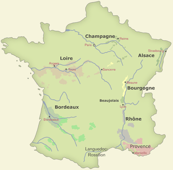 Vingårdar i Frankrike